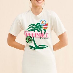 Riley Freeport Bahamas Graphic Tee - White